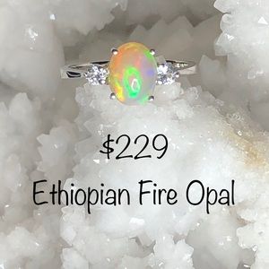 COPY - Ethiopian Fire Opal Ring